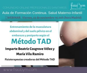 24. Webinar NOVIEMBRE Método TAD Beatriz C y Maria V