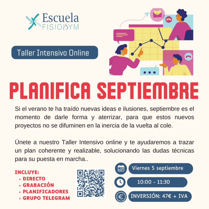 TALLER PLANIFICA SEPTIEMBRE + SEGUIMIENTO