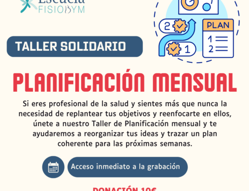 Taller Solidario de Planificación Mensual (ayuda afectados por la DANA)