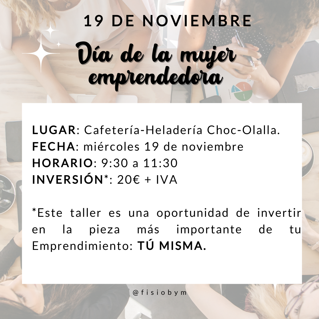 TALLER DÍA MUJER EMPRENDEDORA: "Gestión del tiempo y organización para conciliar la vida personal y profesional" - Imagen 7